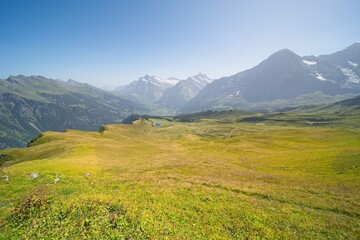 Pictures taken in the bernese oberland switzerland on the Mannlichen which is 2342 m high. The...