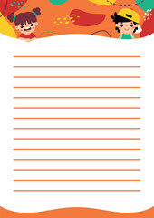 Printable Blank Page Template For Notes
