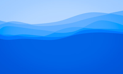 Abstract Blue Background, the layer of blue texture background, blue sky ,blue sea and under water	
