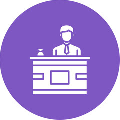 Hotel Reception Icon