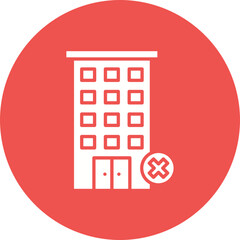Fototapeta premium Booking Cancel Icon