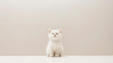 Cute little kitten. AI Generated