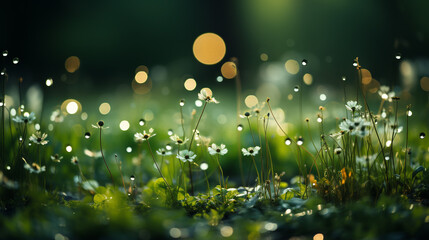 Background green Bokeh