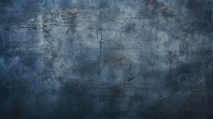 Grunge decorative navy blue dark stucco wall background.