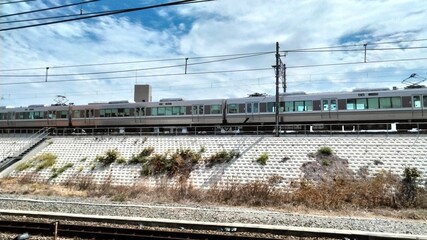 Fototapeta premium JR Katsuragawa Station, Kyoto, Japan