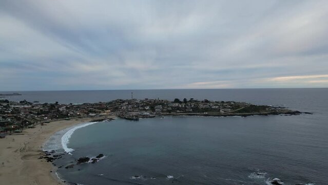 El Quisco beach cove, Valparaiso region