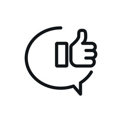 Customer service and support line icon.