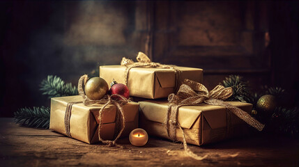 Picture of present, gift, surprise boxes.