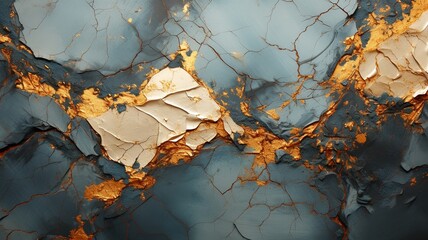 Background material with a marble stone texture with gold and semi-precious stone accents.. - obrazy, fototapety, plakaty