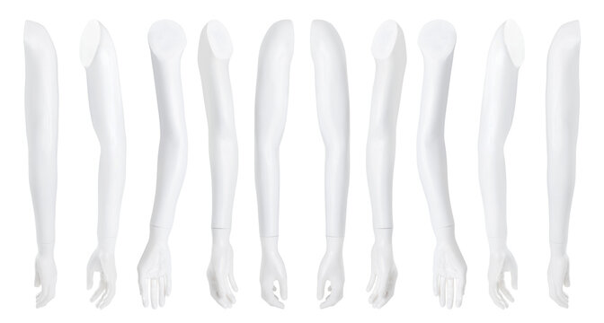 The arm of the mannequin part