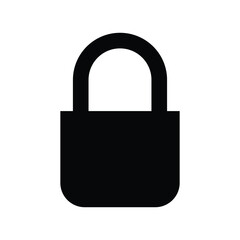 padlock icon design, illustration design