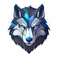 Wolf Head Digital Illustration