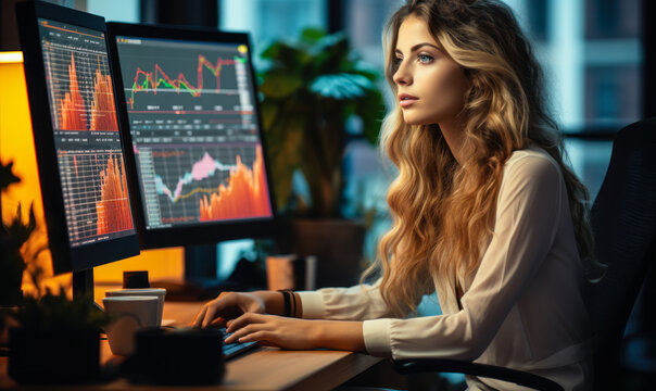 Analyzing the Trends: Young Woman's Market Study at Home - Powered by Adobe