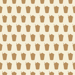 Milk tea glass pattern for background, wrapping paper, backdrop, fabric, etc.