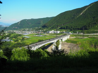the new Aso Bridge, The symbol of Aso reconstruction after Kumamoto earthquake 2016