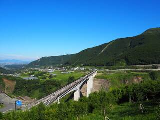 the new Aso Bridge, The symbol of Aso reconstruction after Kumamoto earthquake 2016