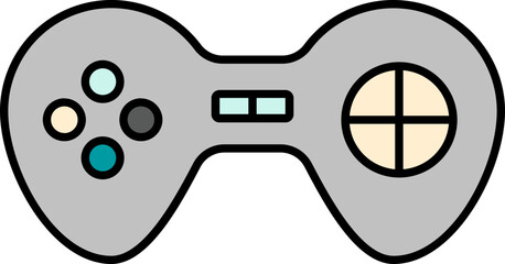 Gamepad icon in gray color.