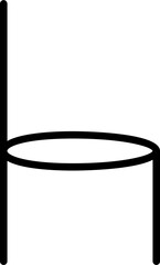 Line art Chsvgr icon in flat style.