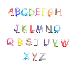 balloon alphabet vector