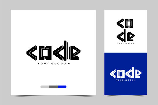 logo coding vector,technology, symbol code logo illustration, coding. programmer logo icon vector suitable for your media design logo
