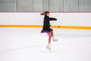 Figure skating practice