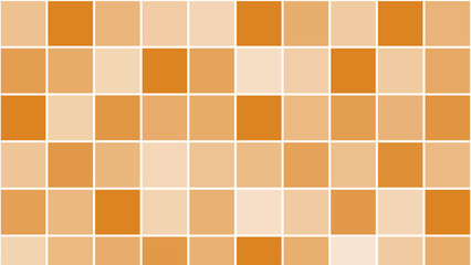 Orange abstract square mosaic background