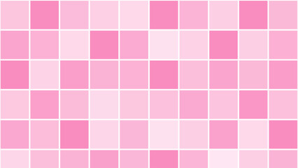 Pink abstract square mosaic background