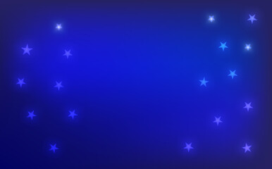 Naklejka premium blue background gradient starlight.Starry sky background. Starry sky illustration. Gradient.