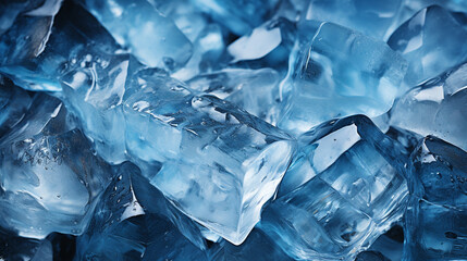 Fresh ice cube background