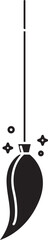 Broom Icon In Black And White Color.
