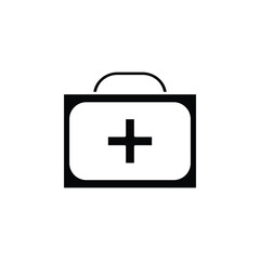 Fototapeta premium medicine storage box icon design, illustration design