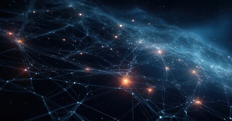 Cosmic data web, where stars interconnect.