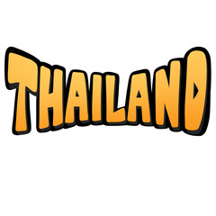 Thailand font, thai text, Thailand 