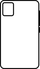 Phone Case Icon In Line Art.