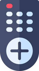 Fototapeta premium Remote Icon In Blue Color.