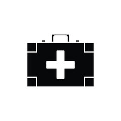 medicine storage box icon design, illustration design