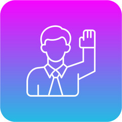 Raise Hand Icon
