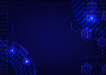 Obraz premium abstract digital technology background