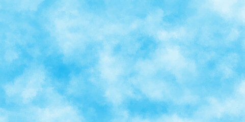 White and blue mixed watercolor painted leaks and scratched effects blue background, Classic hand painted Blue watercolor background for design. 