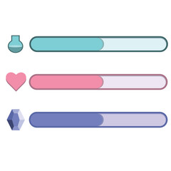 Obraz premium Arcade video game elements