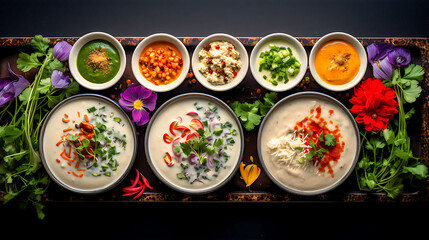 Close up Thai traditional dish, Tom Kha Kai food.