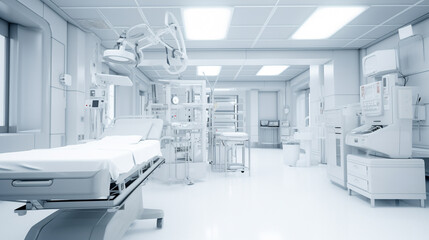 Operating room in hospital.
