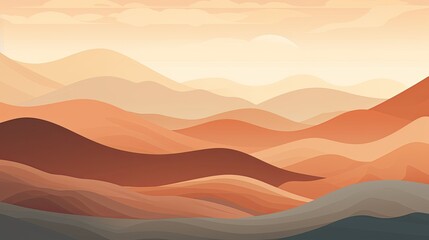 Fototapeta na wymiar Beautiful mountains landscape. Nature background. Vector illustration for backdrops, banners, prints, posters, murals and wallpaper design.