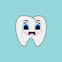 Cute tooth cry.