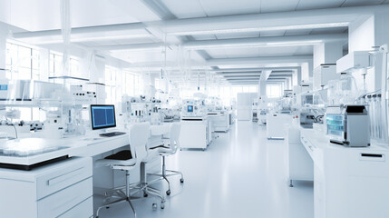 Modern laboratory.
