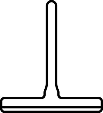 recommend clip art: Black Outline Illustration Of Wiper Icon.