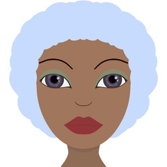 Portrait of a woman, digital illustration 