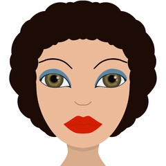 portrait of a girl, digital illustration 