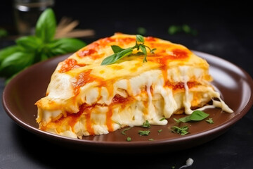Sizzling Hot Cheese Pie from the Oven