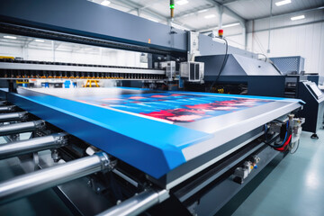 Obraz premium Precision Printing Machinery in the Workshop